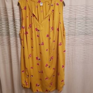 Old Navy floral swing dress, size XXL